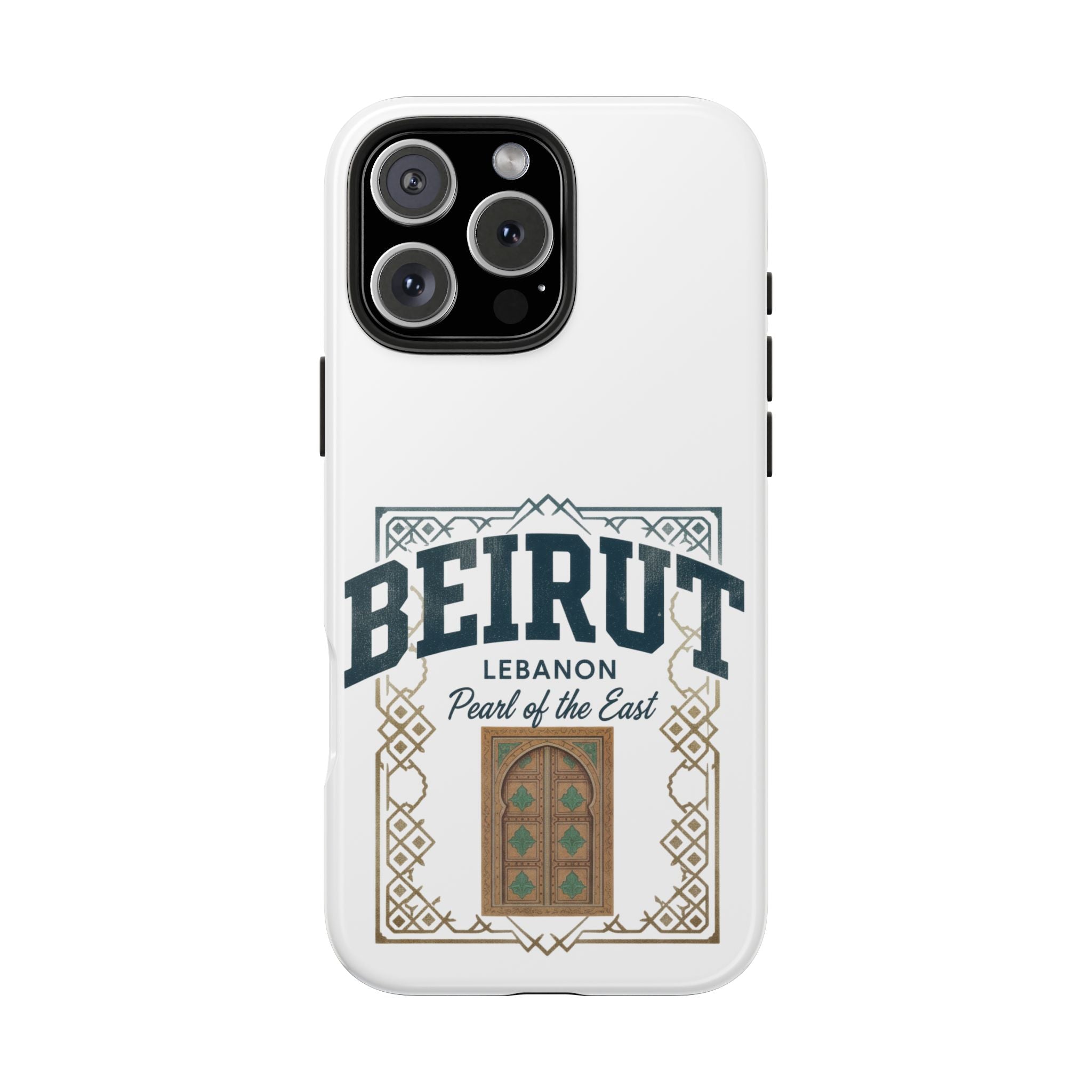 Beirut Lebanon Tough Phone Case — 'Pearl of the East' Vintage Door Design