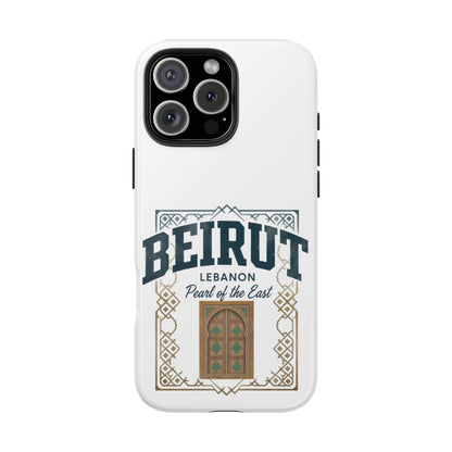 Beirut Lebanon Tough Phone Case — 'Pearl of the East' Vintage Door Design