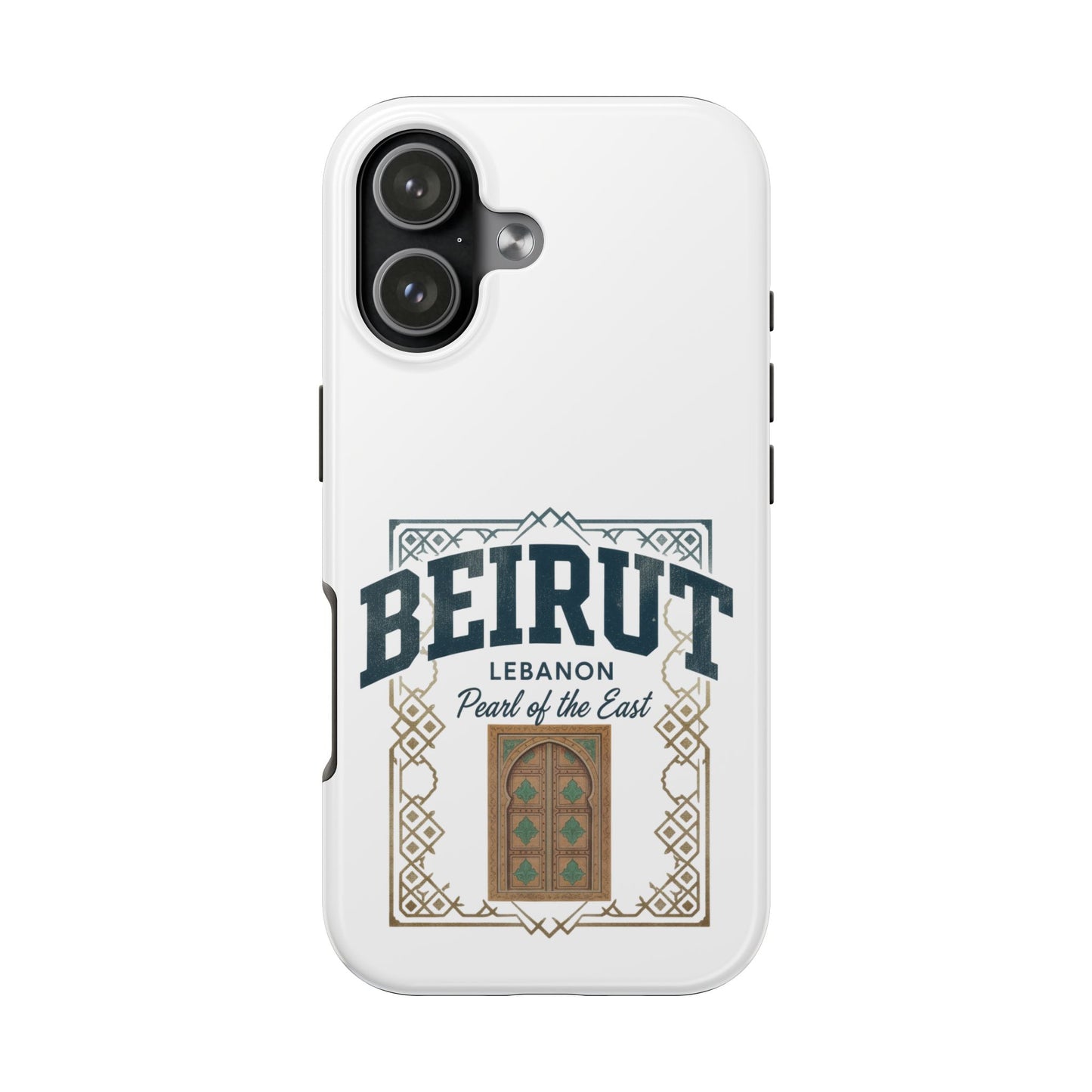 Beirut Lebanon Tough Phone Case — 'Pearl of the East' Vintage Door Design