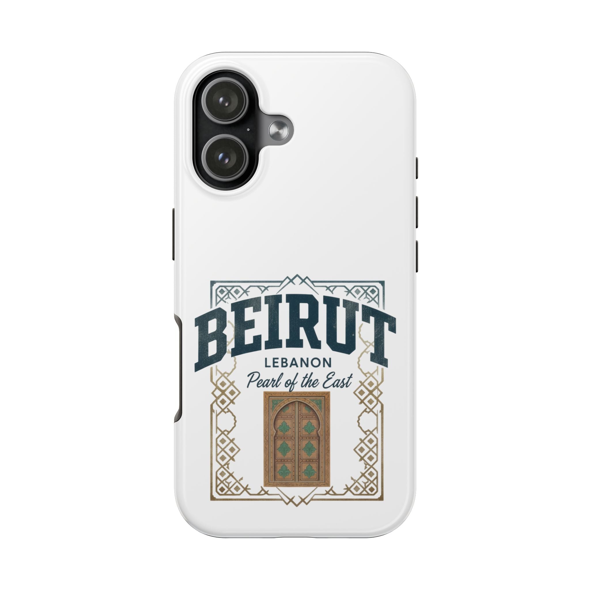 Beirut Lebanon Tough Phone Case — 'Pearl of the East' Vintage Door Design