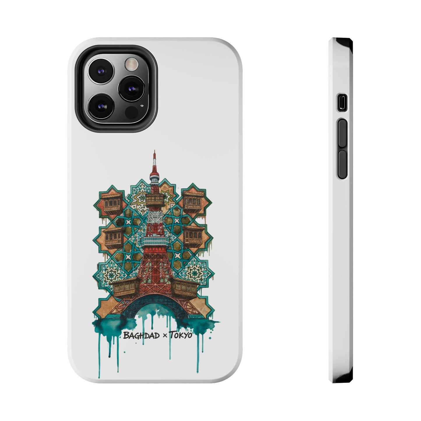Coque de téléphone résistante — Illustration fusion Bagdad x Tokyo