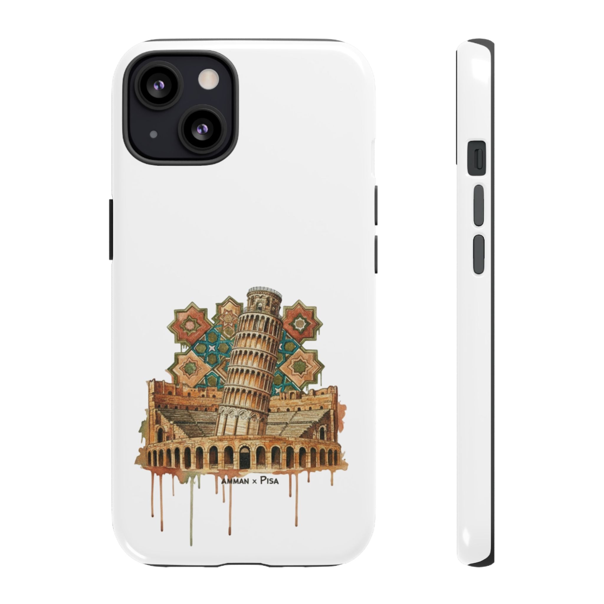 Leaning Tower Tough Phone Case — Vintage Pisa Travel Design