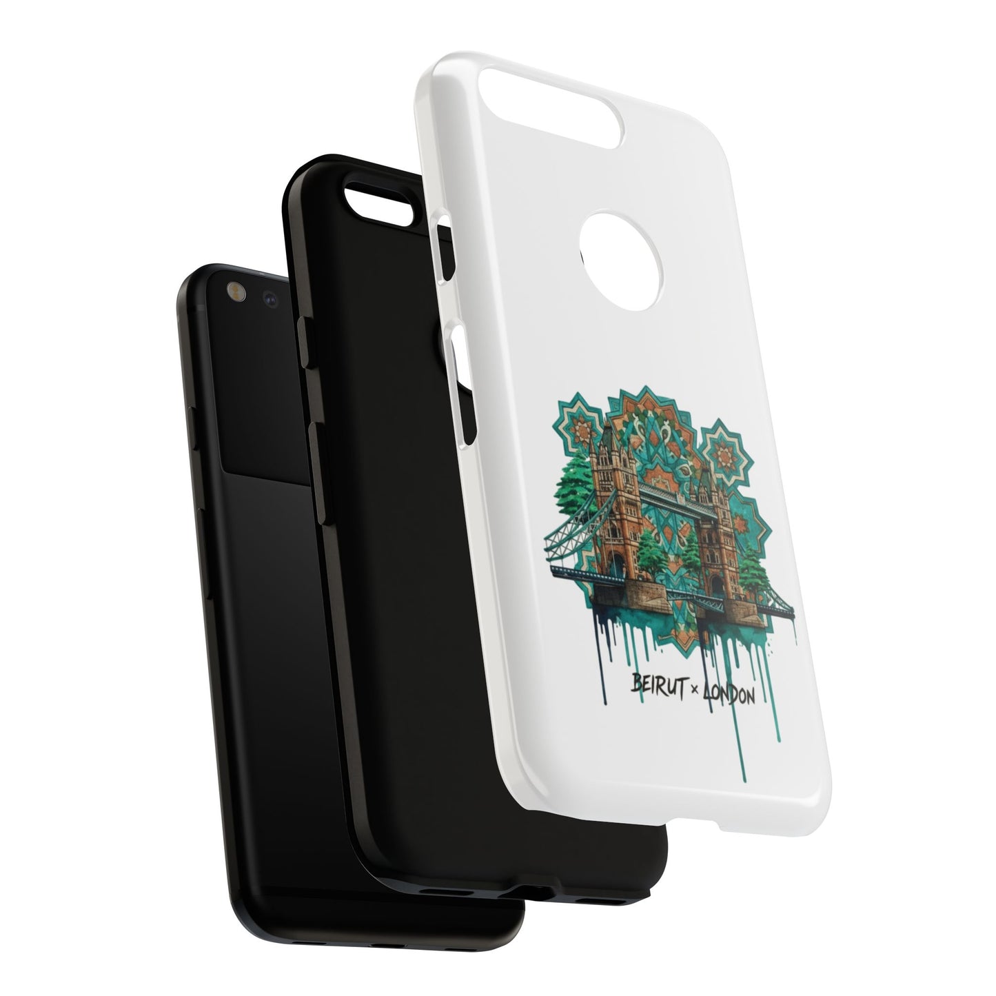 Beirut x London Ornate Phone Case — Turquoise Mosaic Gateway Design