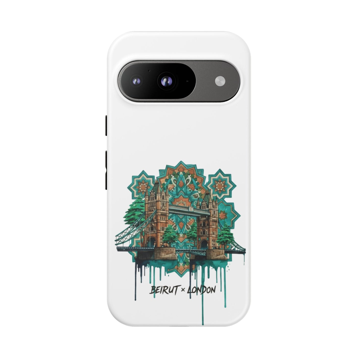 Beirut x London Ornate Phone Case — Turquoise Mosaic Gateway Design