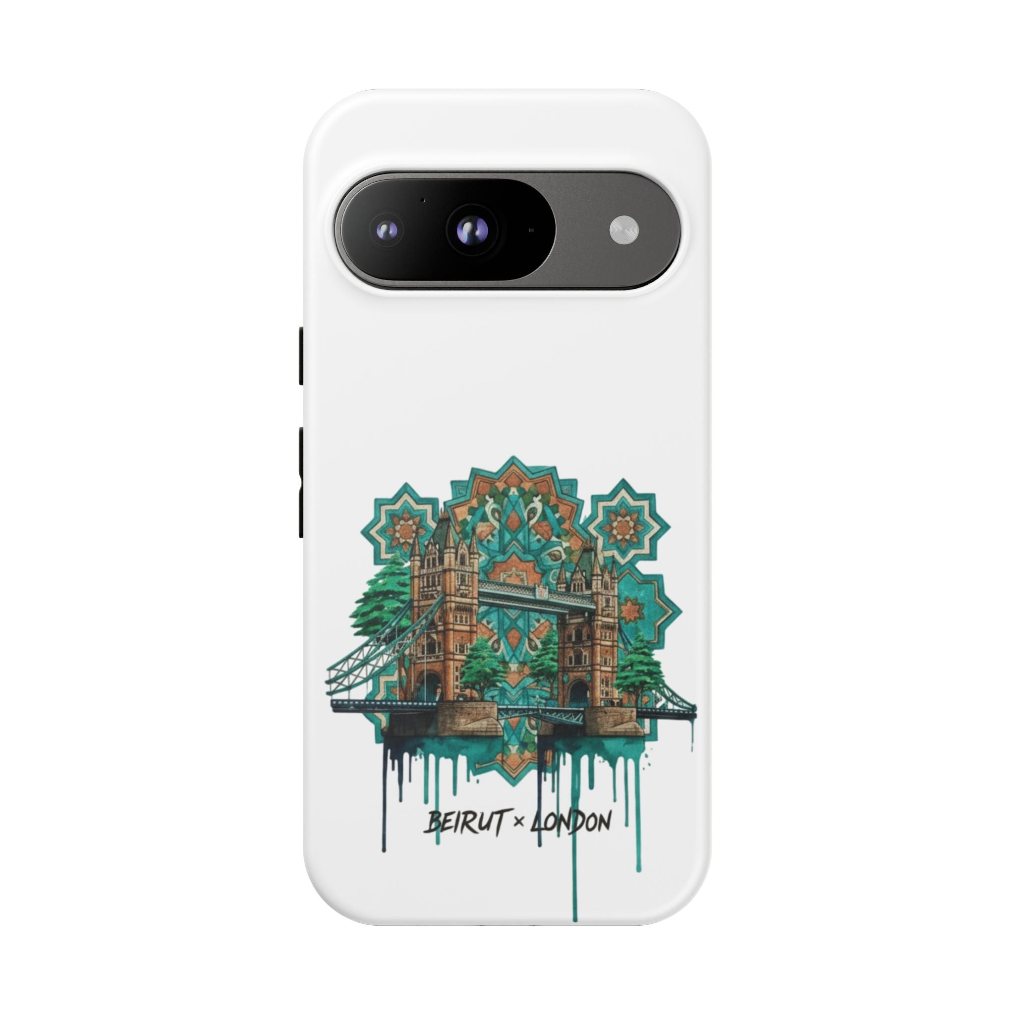Beirut x London Ornate Phone Case — Turquoise Mosaic Gateway Design
