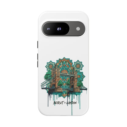 Beirut x London Ornate Phone Case — Turquoise Mosaic Gateway Design