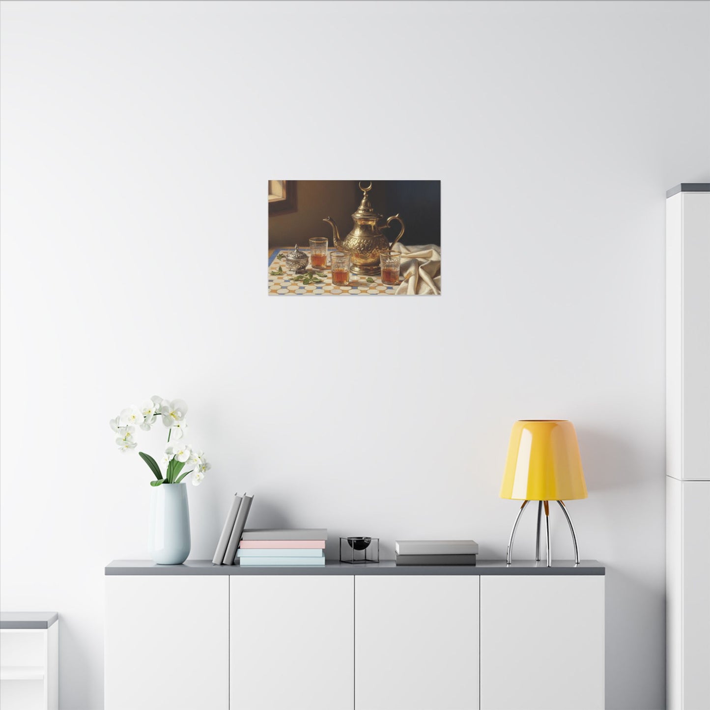 Moroccan Tea Still Life Canvas