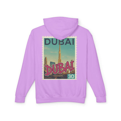 Dubai Vintage Postage Stamp Hoodie – Travel Souvenir Sweatshirt