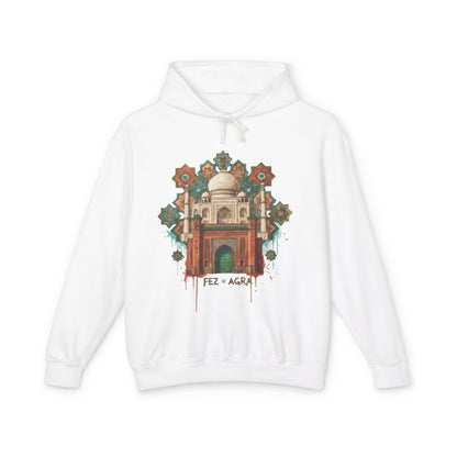 Beirut Souk Floral Hoodie — Lebanon Architectural Art Pullover