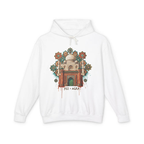 Beirut Souk Floral Hoodie — Lebanon Architectural Art Pullover