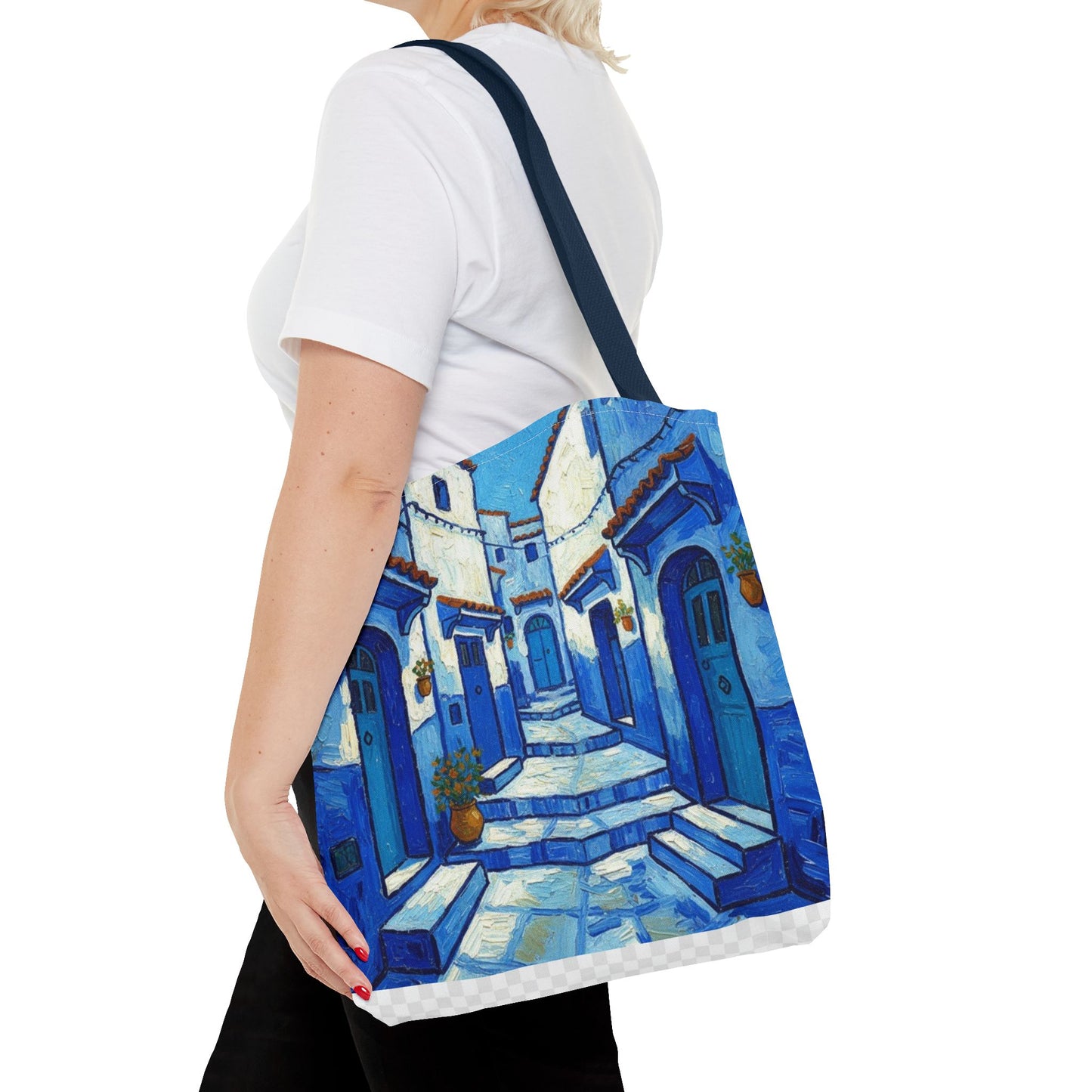 Mediterranean Blue Alley Tote