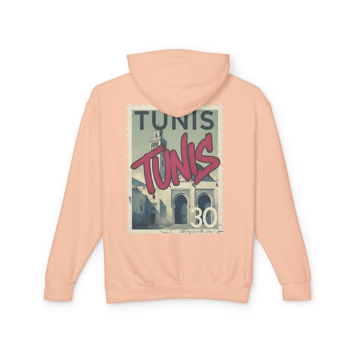 Tunis Vintage Stamp Hooded Sweatshirt