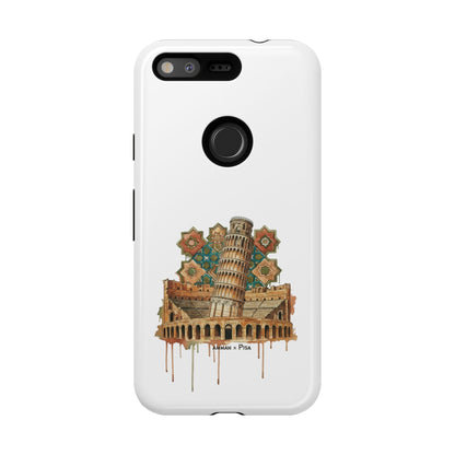 Leaning Tower Tough Phone Case — Vintage Pisa Travel Design
