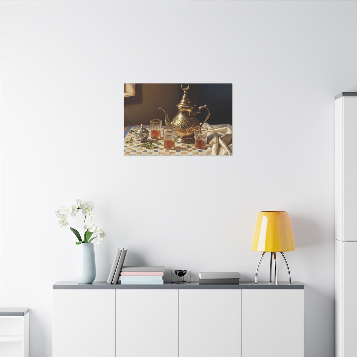 Moroccan Tea Still Life Canvas
