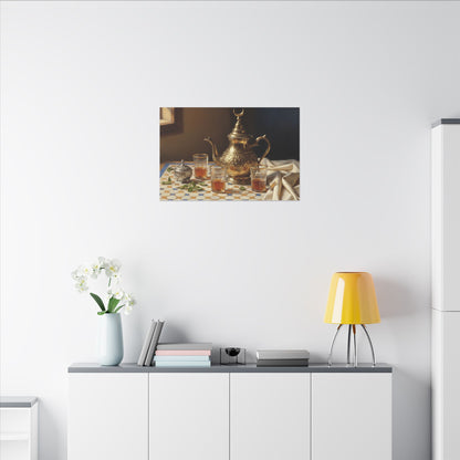 Moroccan Tea Still Life Canvas