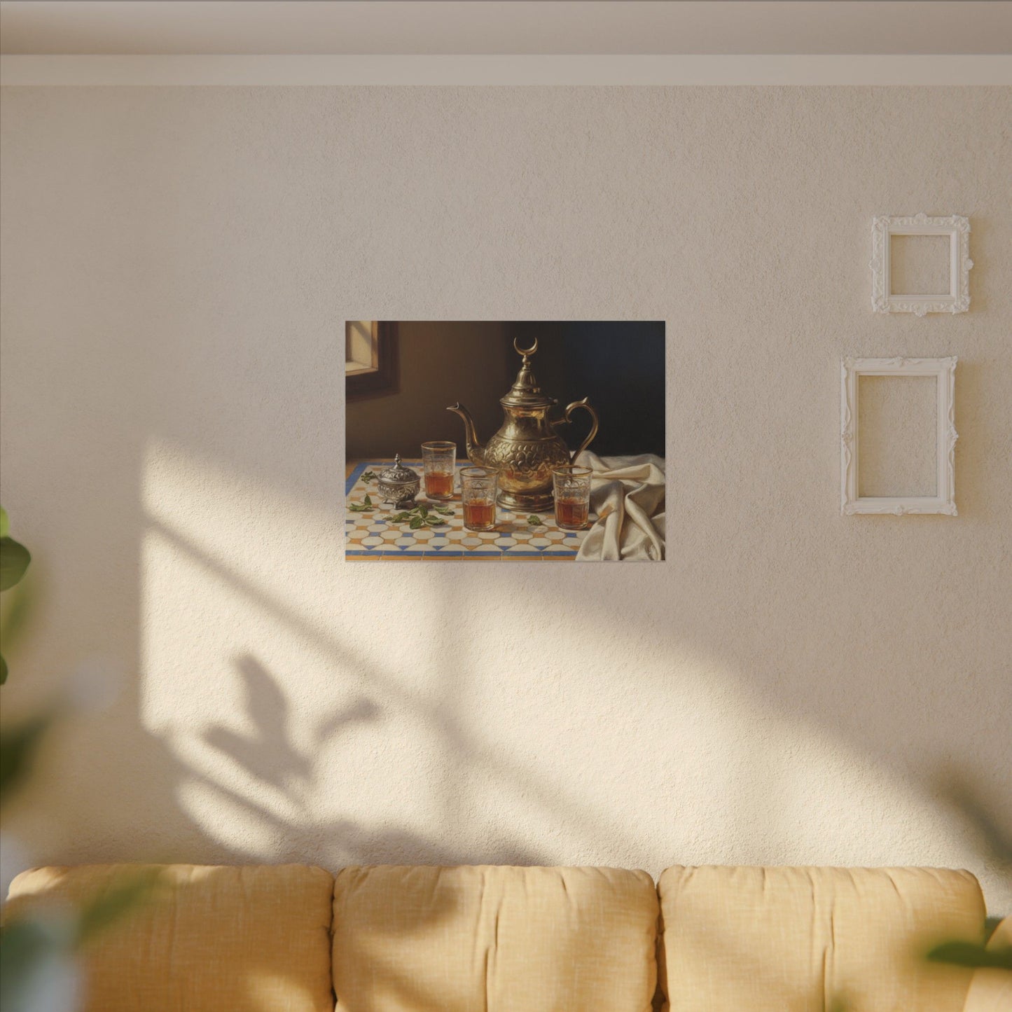 Moroccan Tea Still Life Canvas