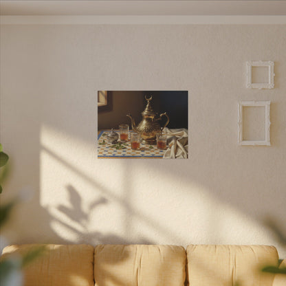Moroccan Tea Still Life Canvas