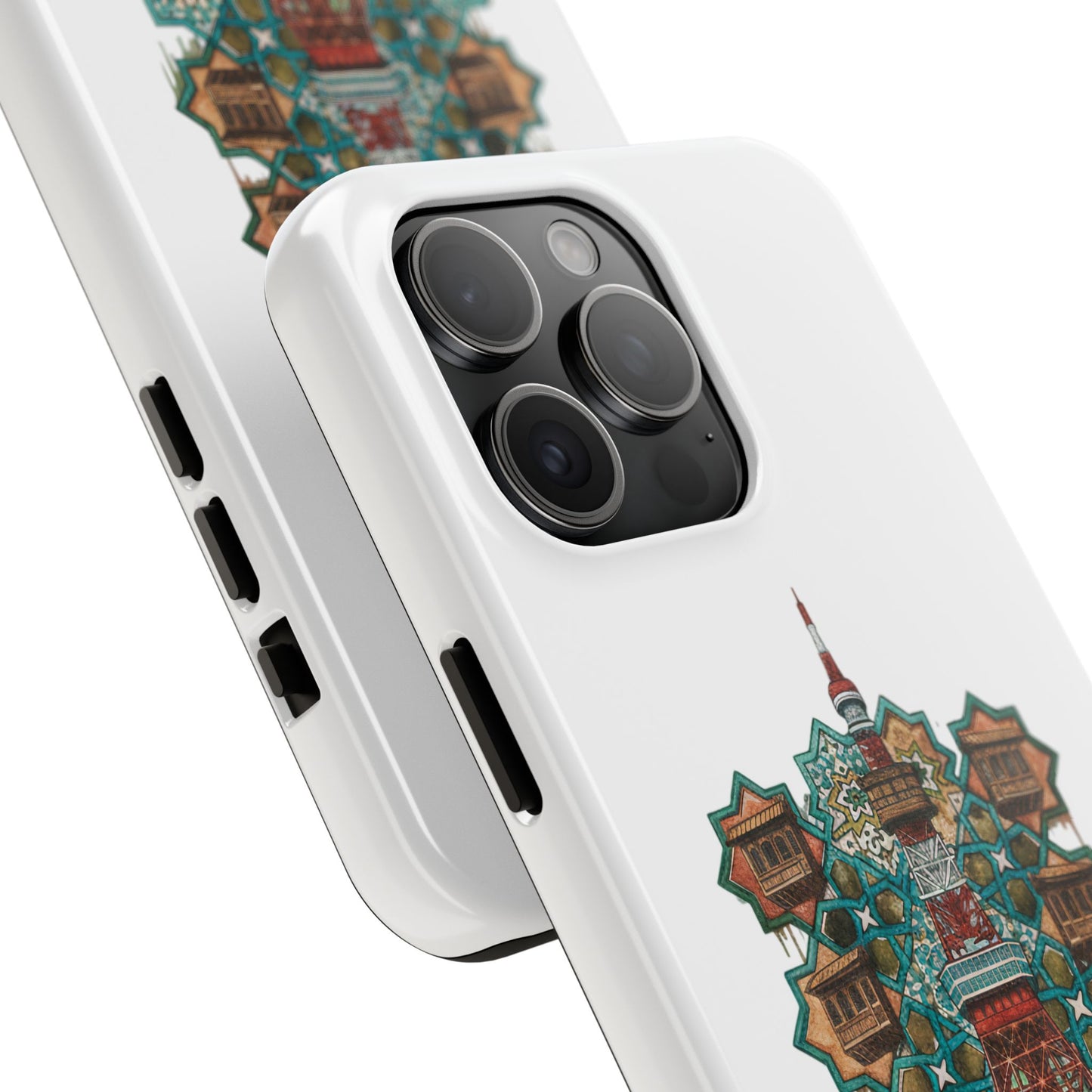 Coque de téléphone résistante — Illustration fusion Bagdad x Tokyo