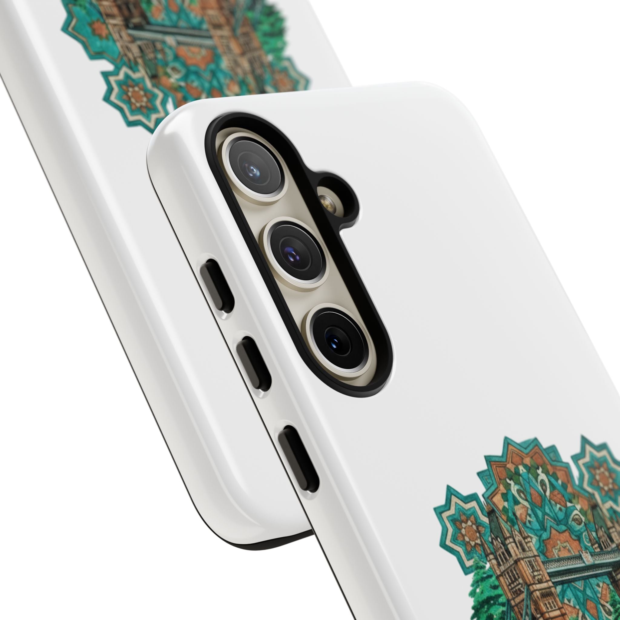 Beirut x London Ornate Phone Case — Turquoise Mosaic Gateway Design