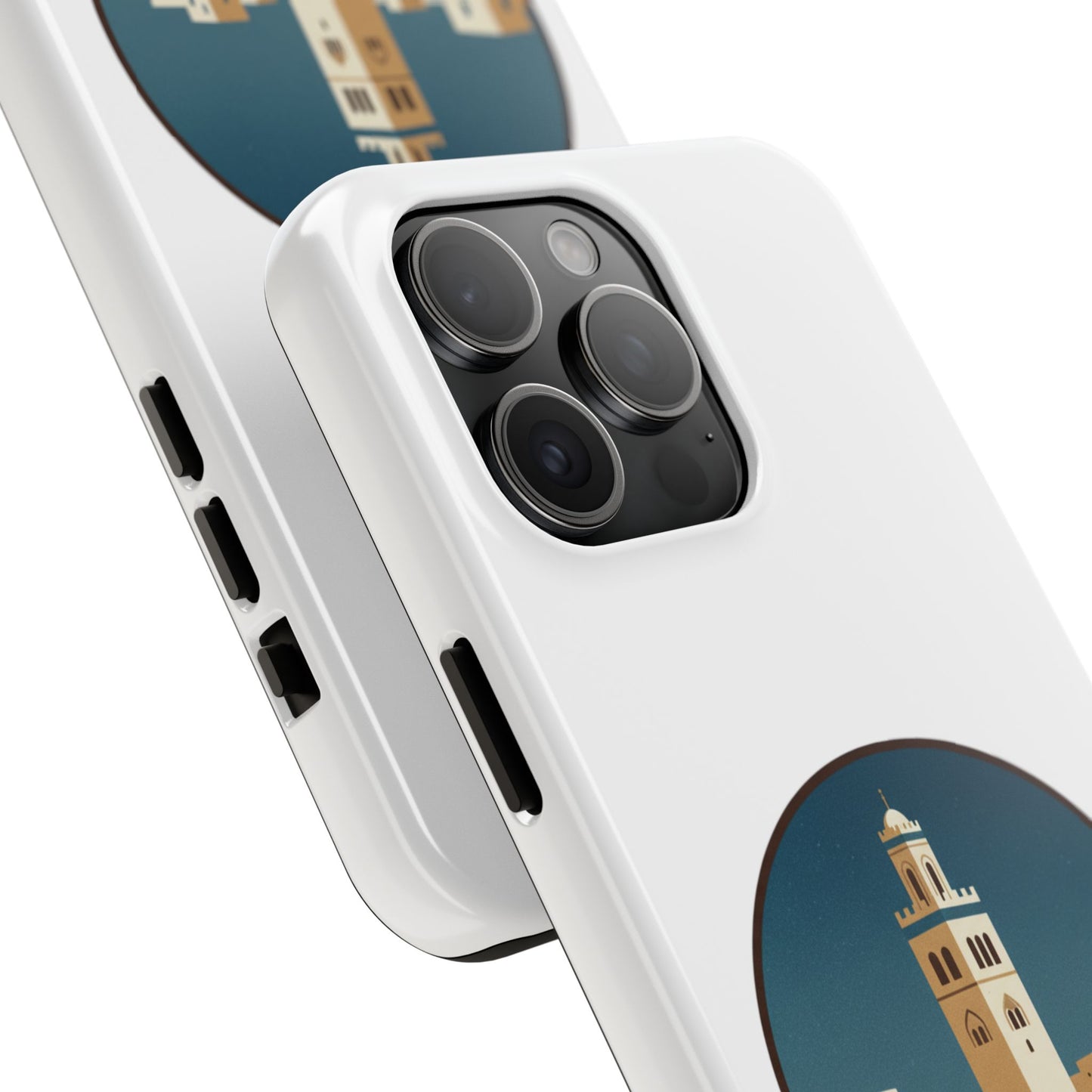 Coque de téléphone motif paysage urbain de Tunis — Coque de protection résistante pour iPhone