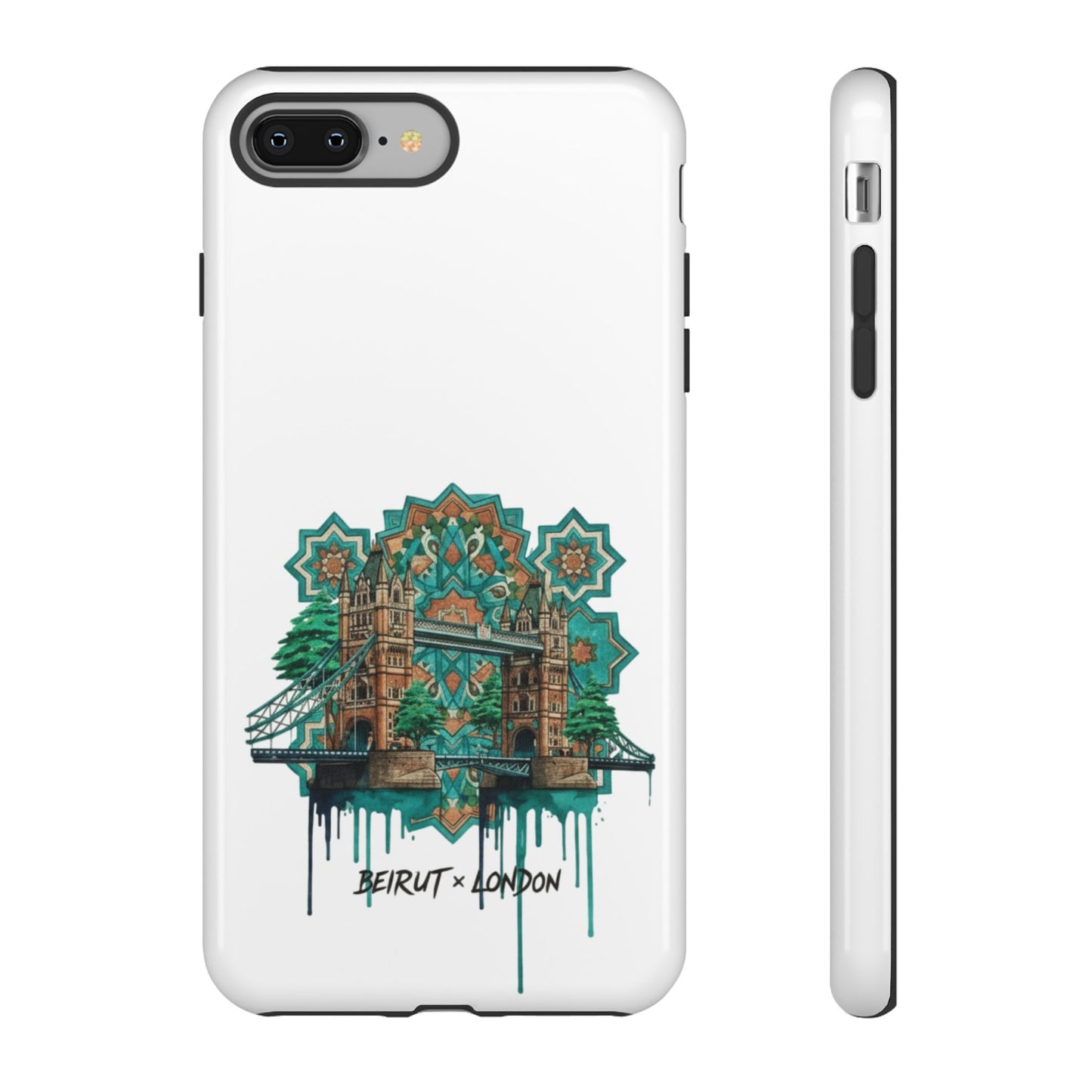 Beirut x London Ornate Phone Case — Turquoise Mosaic Gateway Design