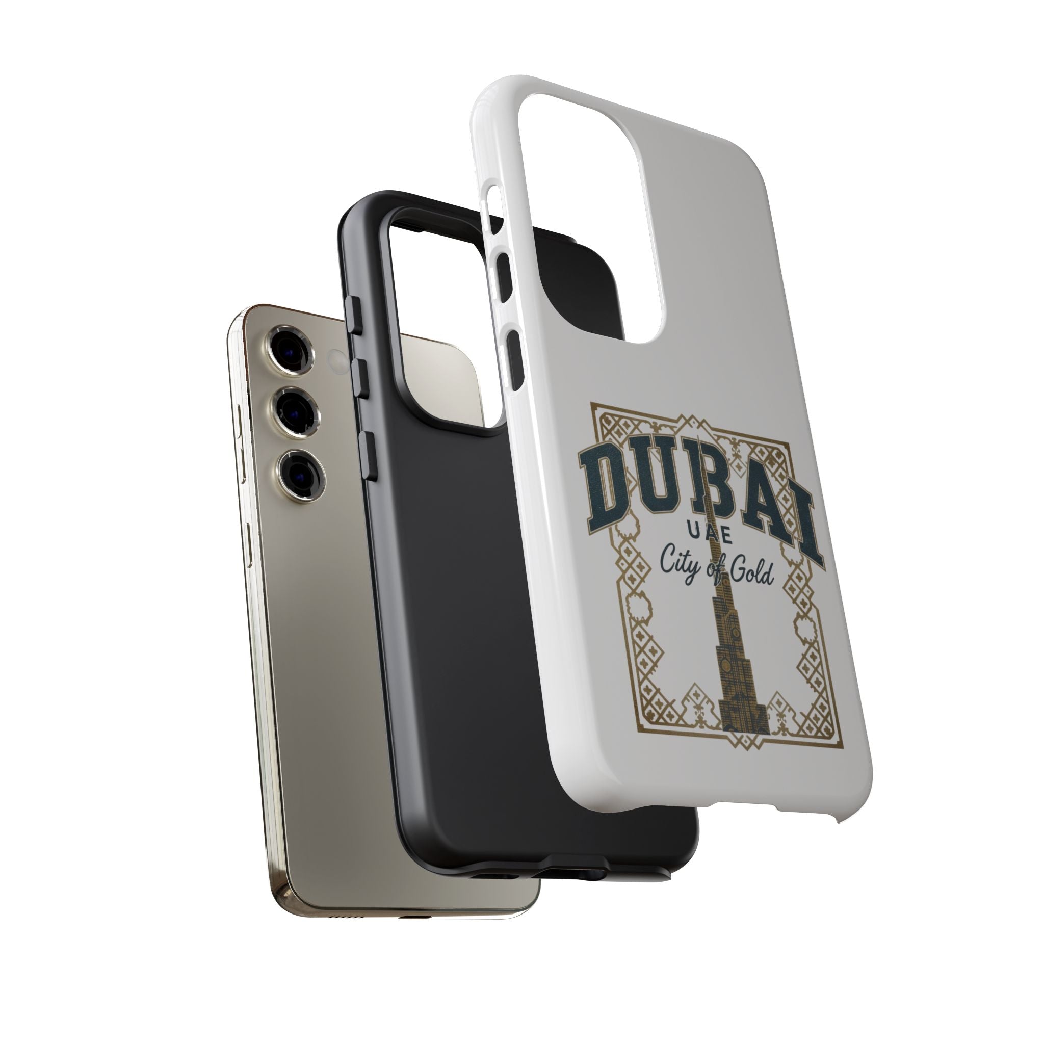 Dubai City of Gold Tough Phone Case — Protective Travel Phone Cover