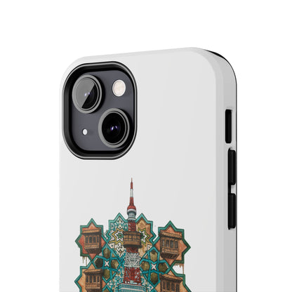Coque de téléphone résistante — Illustration fusion Bagdad x Tokyo