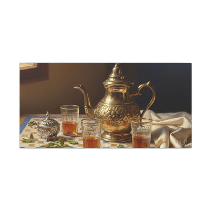 Moroccan Tea Still Life Canvas