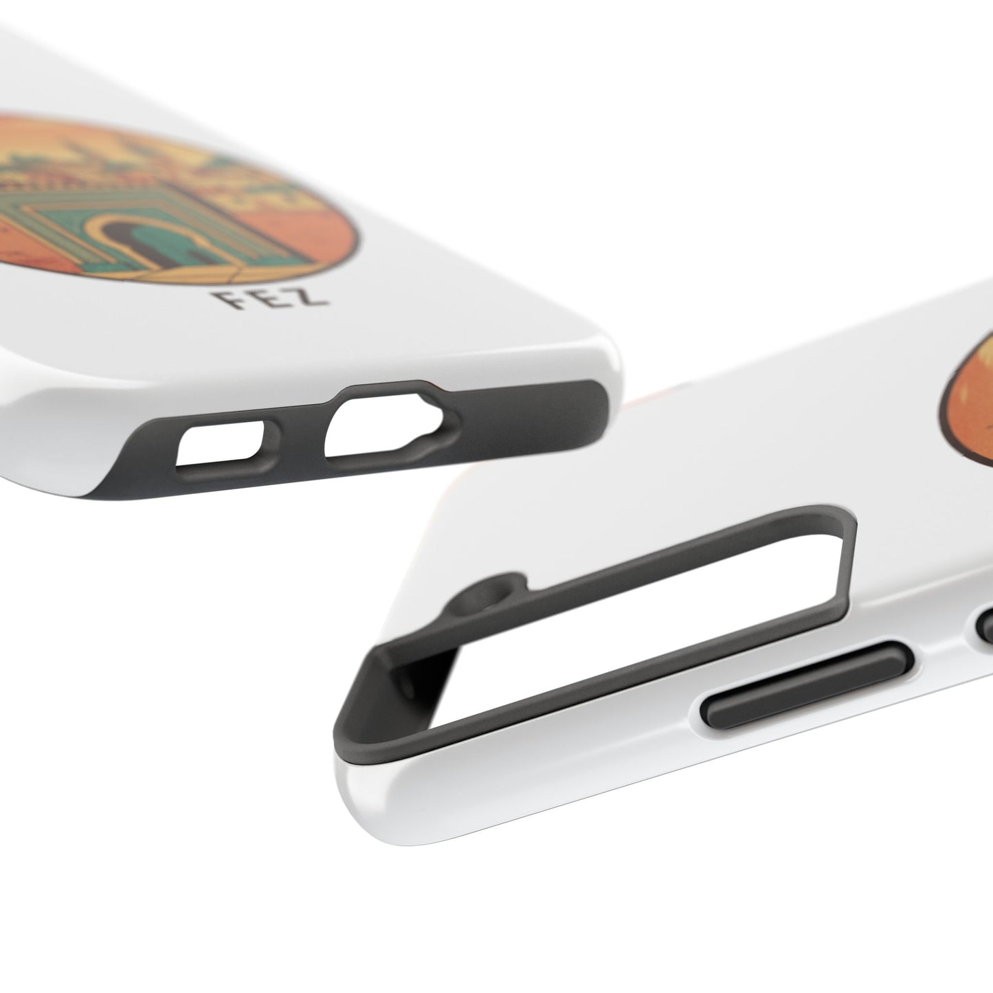 Étui de téléphone résistant Fez City — Étui de téléphone de voyage motif arche marocaine