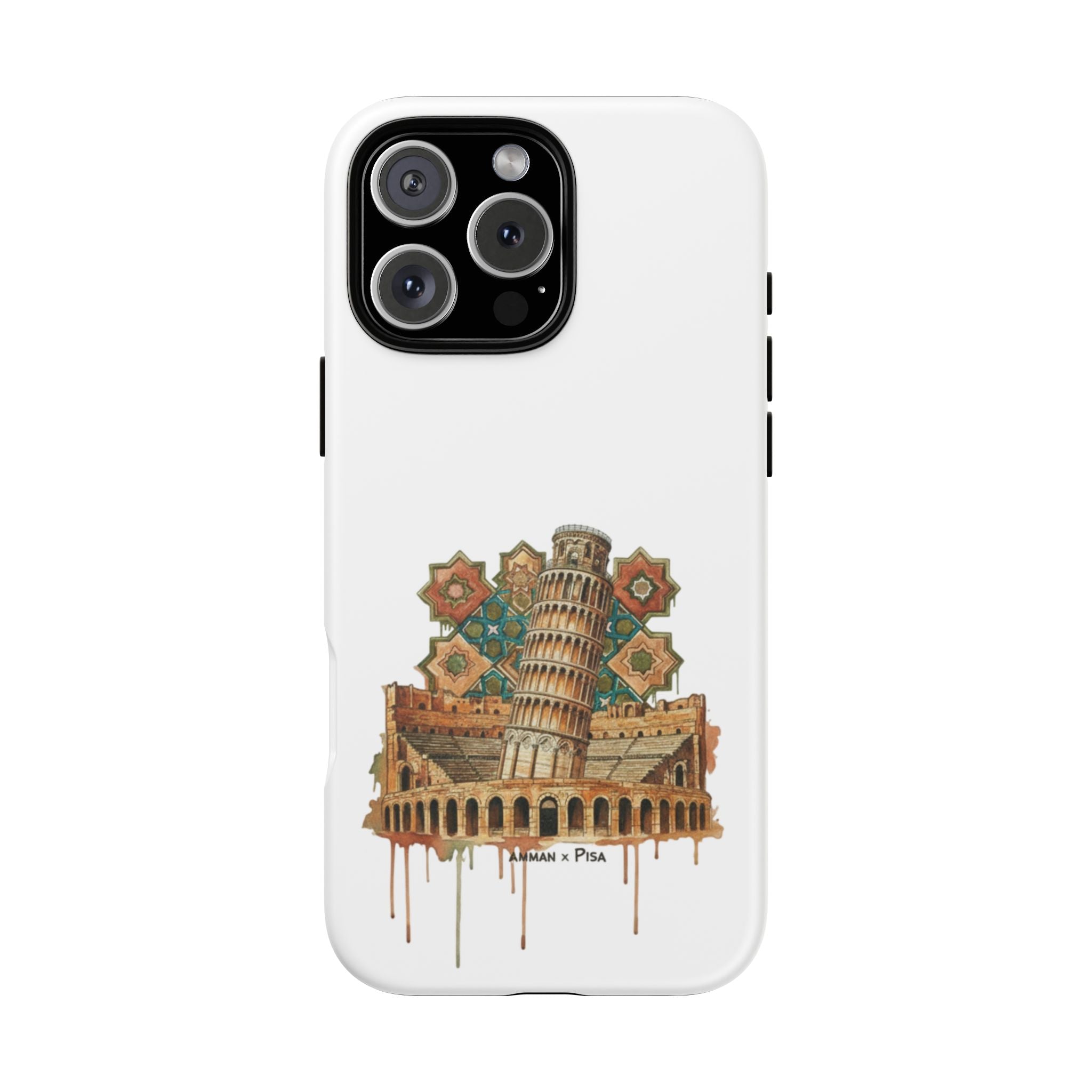 Leaning Tower Tough Phone Case — Vintage Pisa Travel Design
