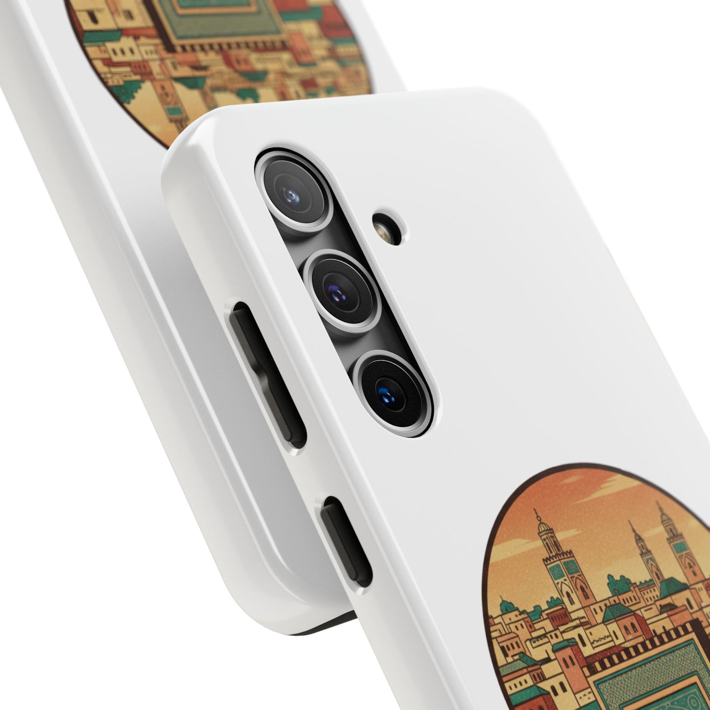 Étui de téléphone résistant Fez City — Étui de téléphone de voyage motif arche marocaine