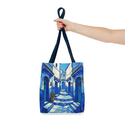 Mediterranean Blue Alley Tote
