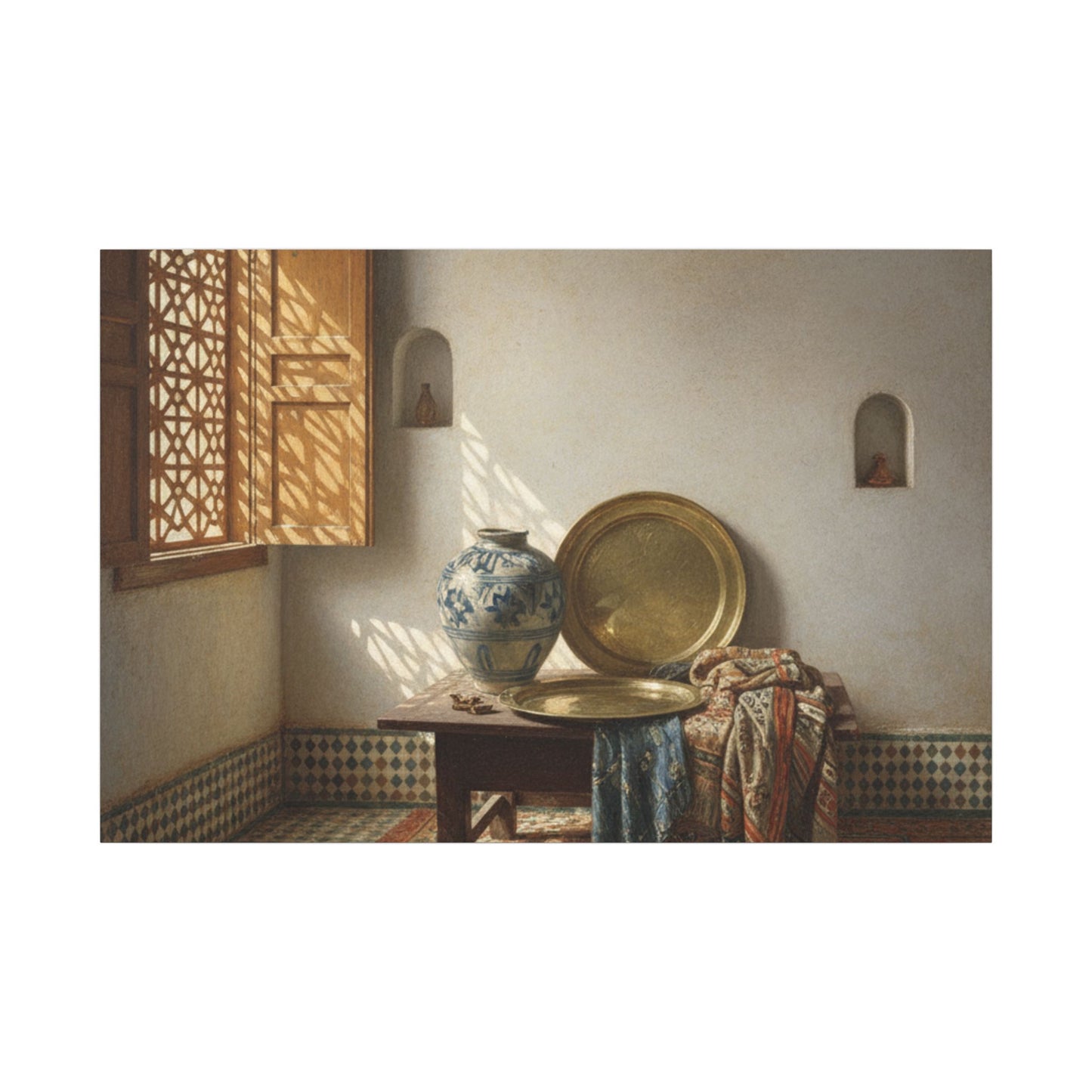 Mediterranean Still Life Canvas