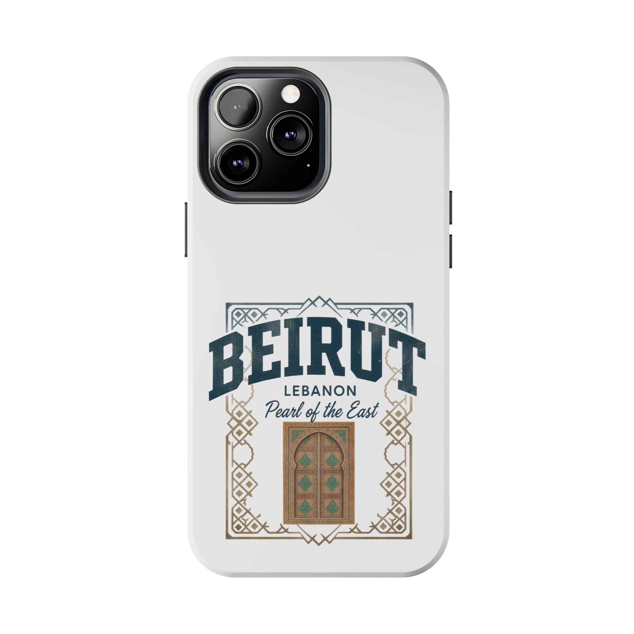 Beirut Lebanon Tough Phone Case — 'Pearl of the East' Vintage Door Design