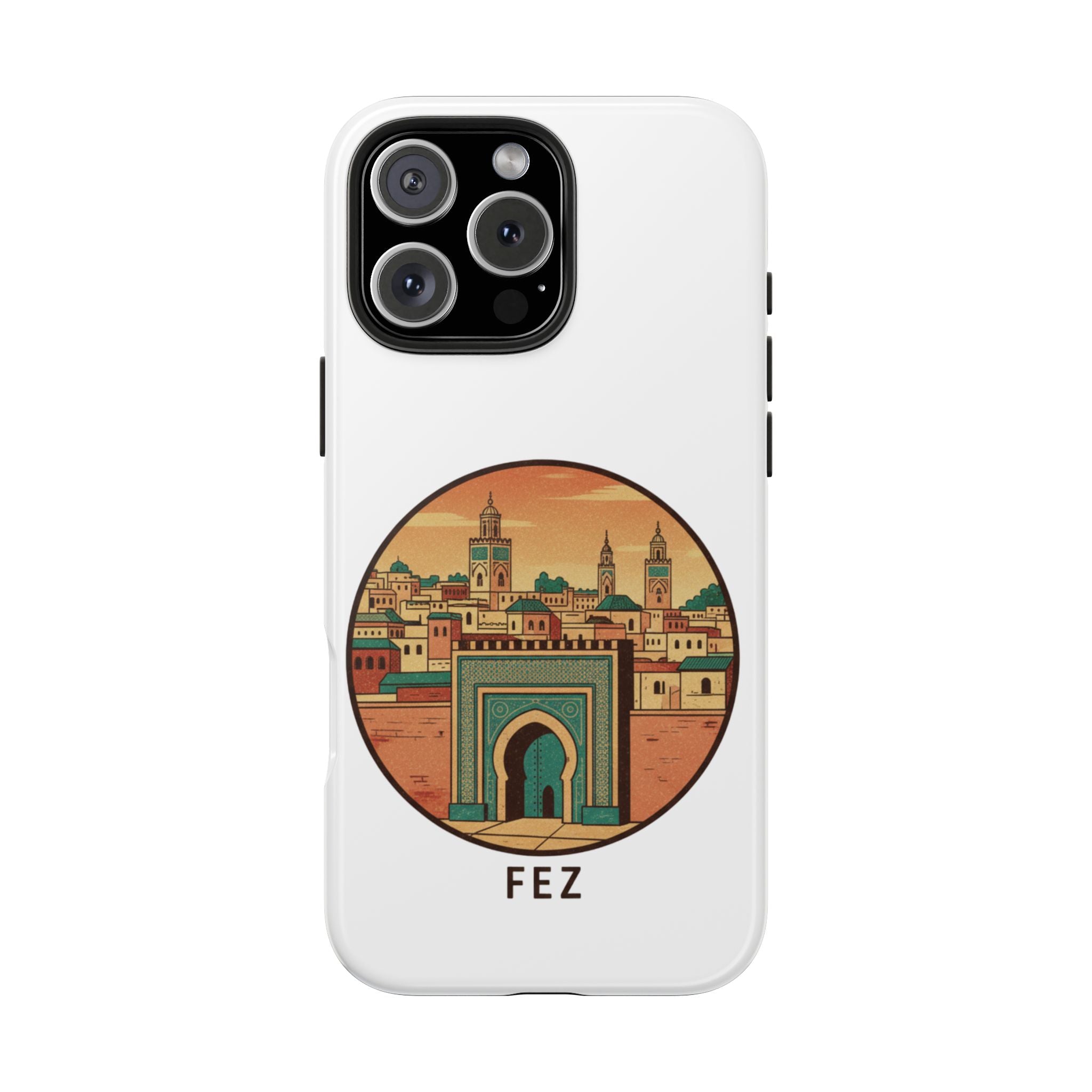 Fez City Tough Phone Case — Moroccan Archway Travel Phone Case