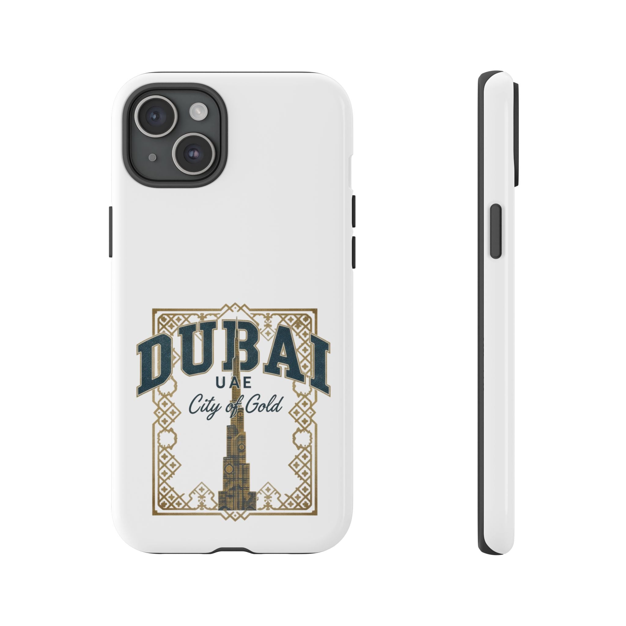 Dubai City of Gold Tough Phone Case — Protective Travel Phone Cover