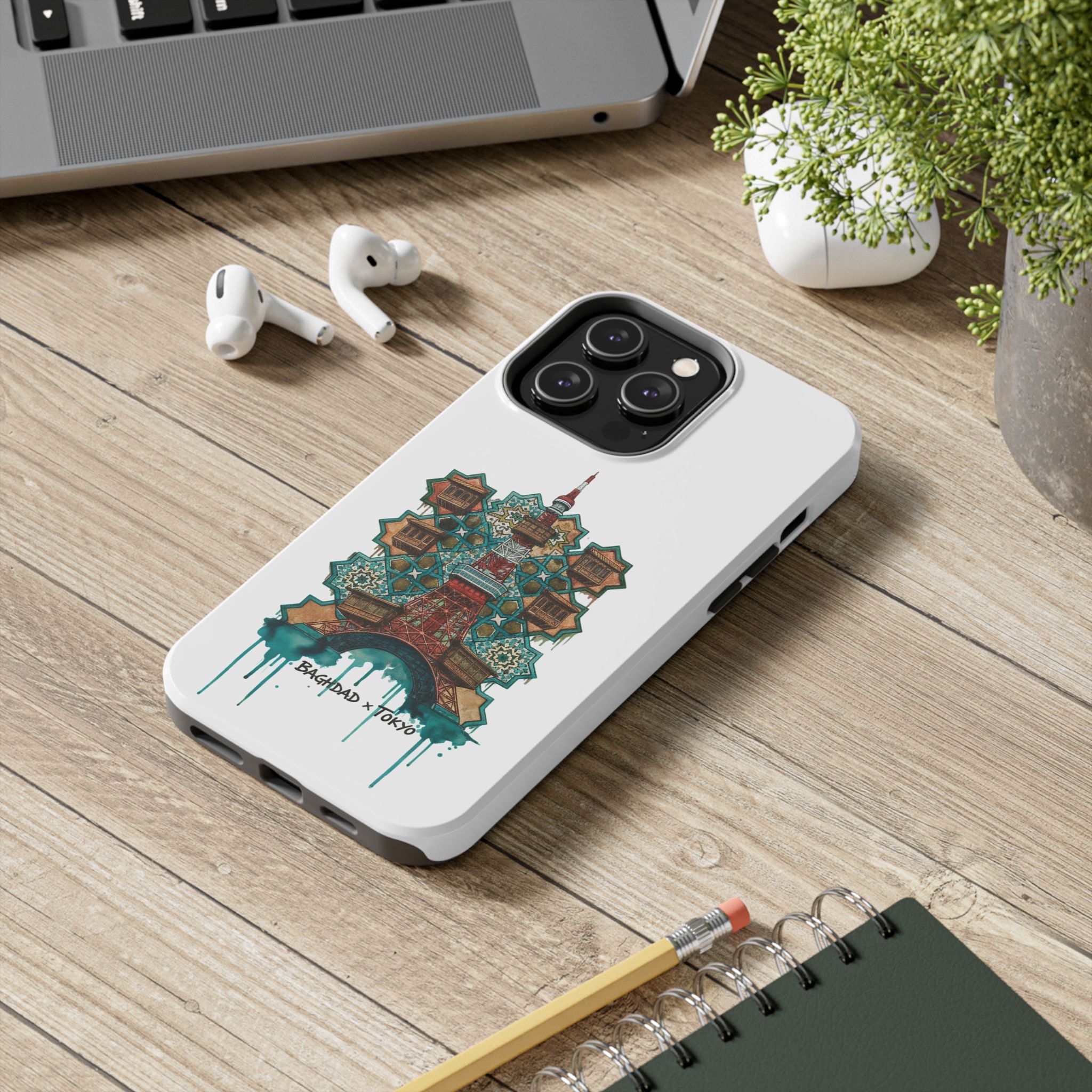 Tough Phone Case — Baghdad x Tokyo Fusion Artwork