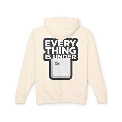 Everything Is Under Ctrl Hoodie — Funny Tech Keyboard Graphic Lightweight Hoodie