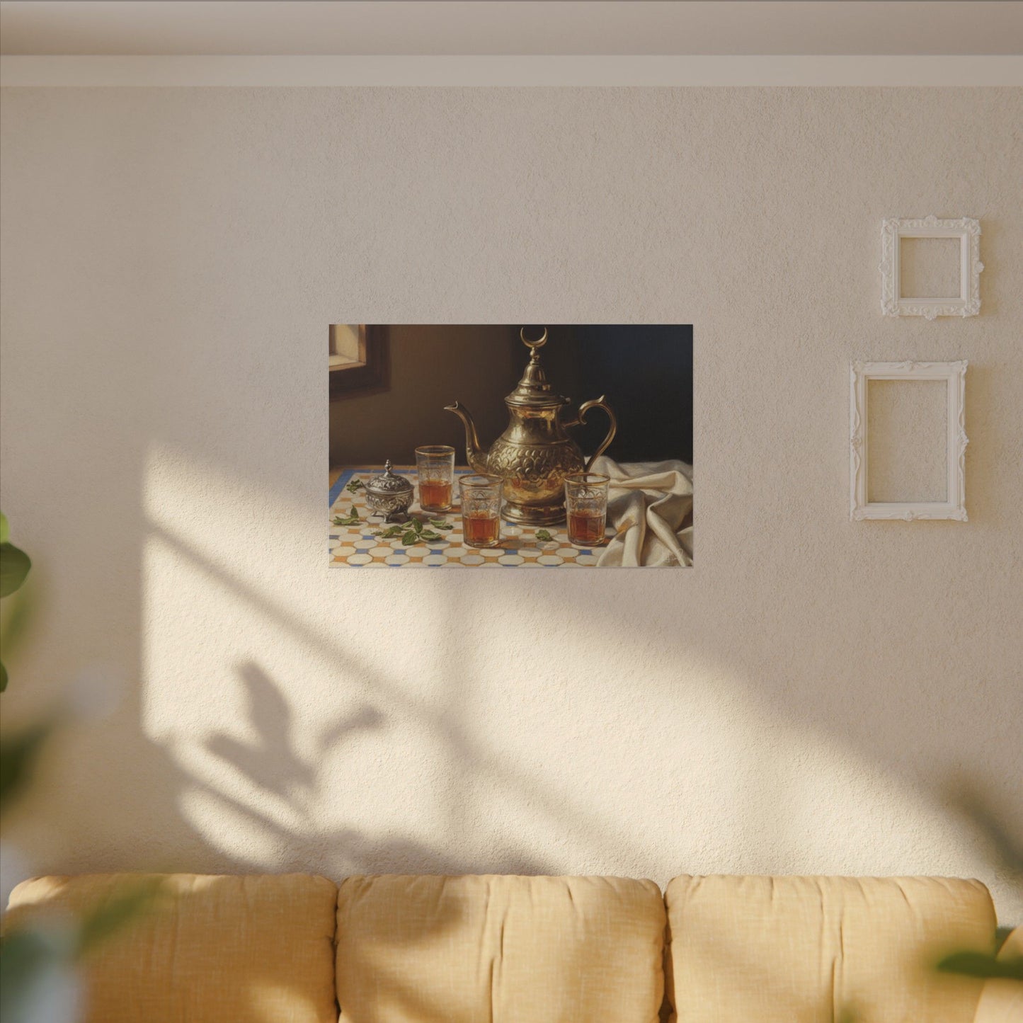 Moroccan Tea Still Life Canvas