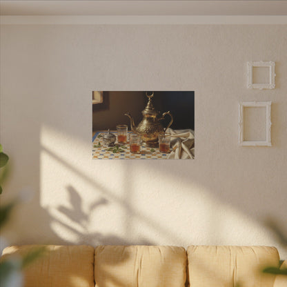 Moroccan Tea Still Life Canvas