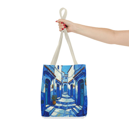 Mediterranean Blue Alley Tote