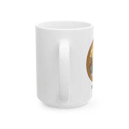 Jerusalem Dome of the Rock Ceramic Mug — Souvenir Coffee Cup (11oz/15oz)