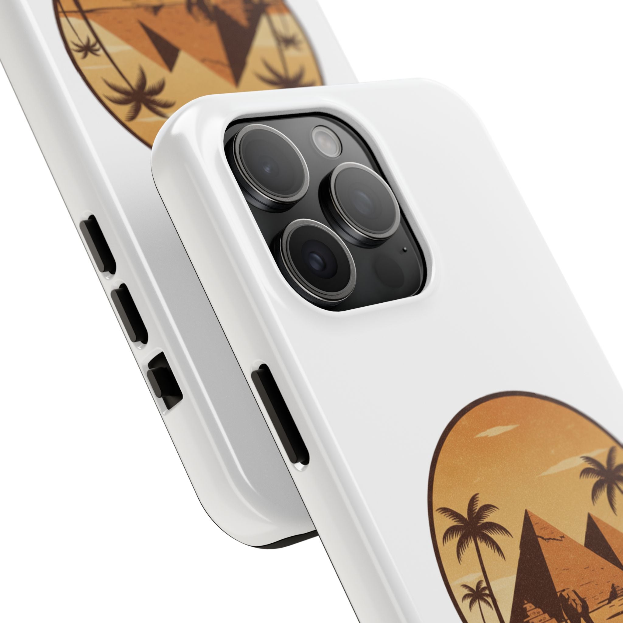 Cairo Pyramids Tough Phone Case — Vintage Egypt Travel iPhone/Android Protective Cover