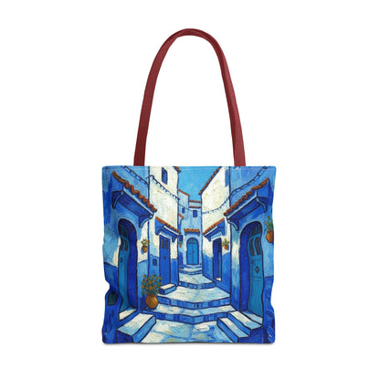 Mediterranean Blue Alley Tote