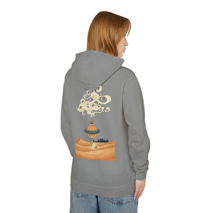 Desert Lamp Hoodie — Boho Floating Lantern Desert Sweatshirt