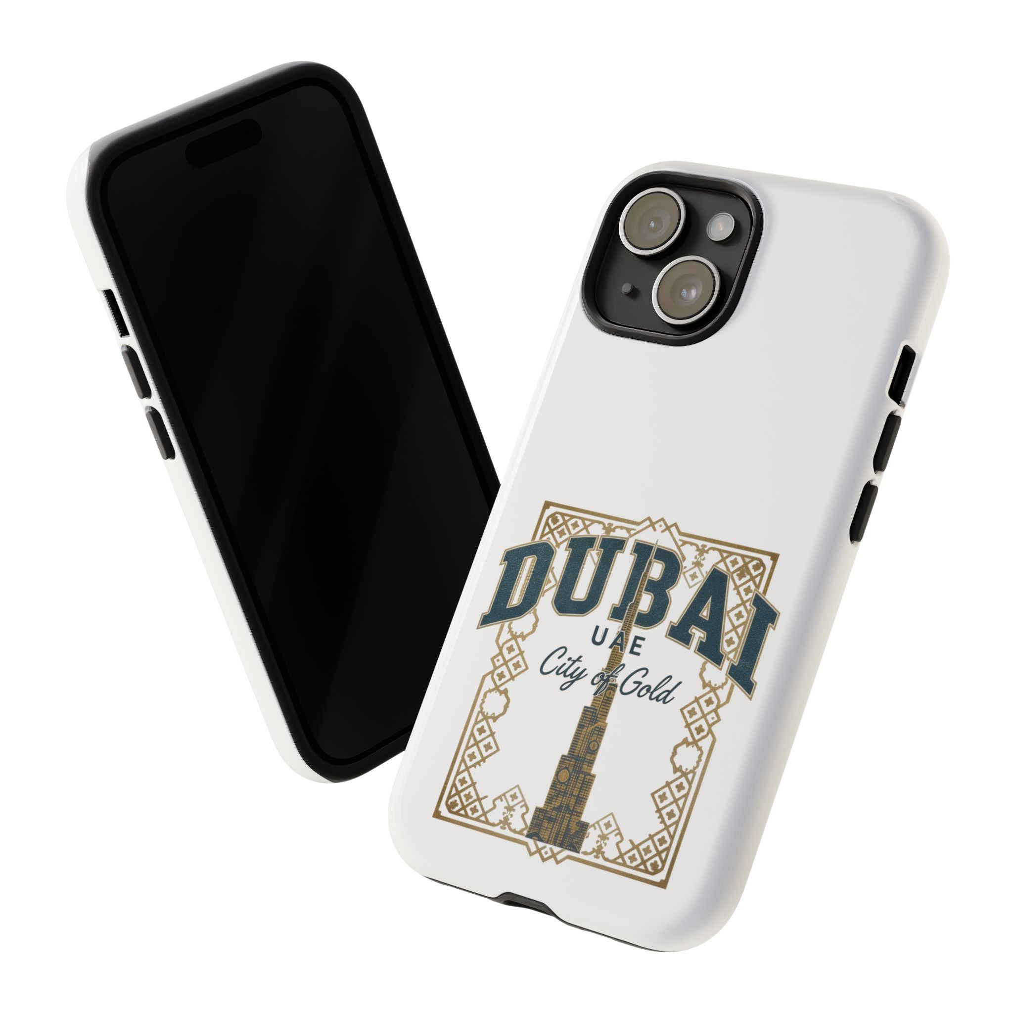 Dubai City of Gold Tough Phone Case — Protective Travel Phone Cover