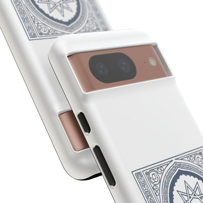 Jeddah Coordinates Phone Case — Arabic Arch Geometric Design