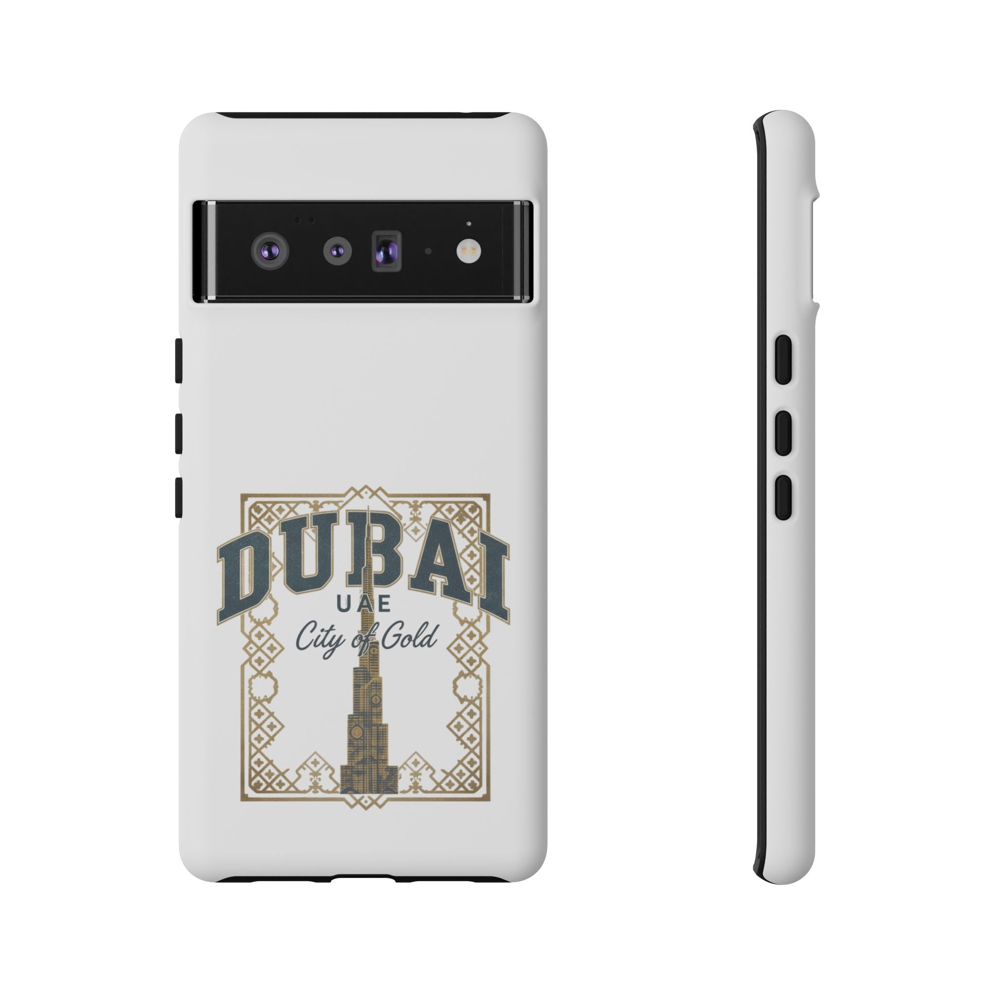 Dubai City of Gold Tough Phone Case — Protective Travel Phone Cover