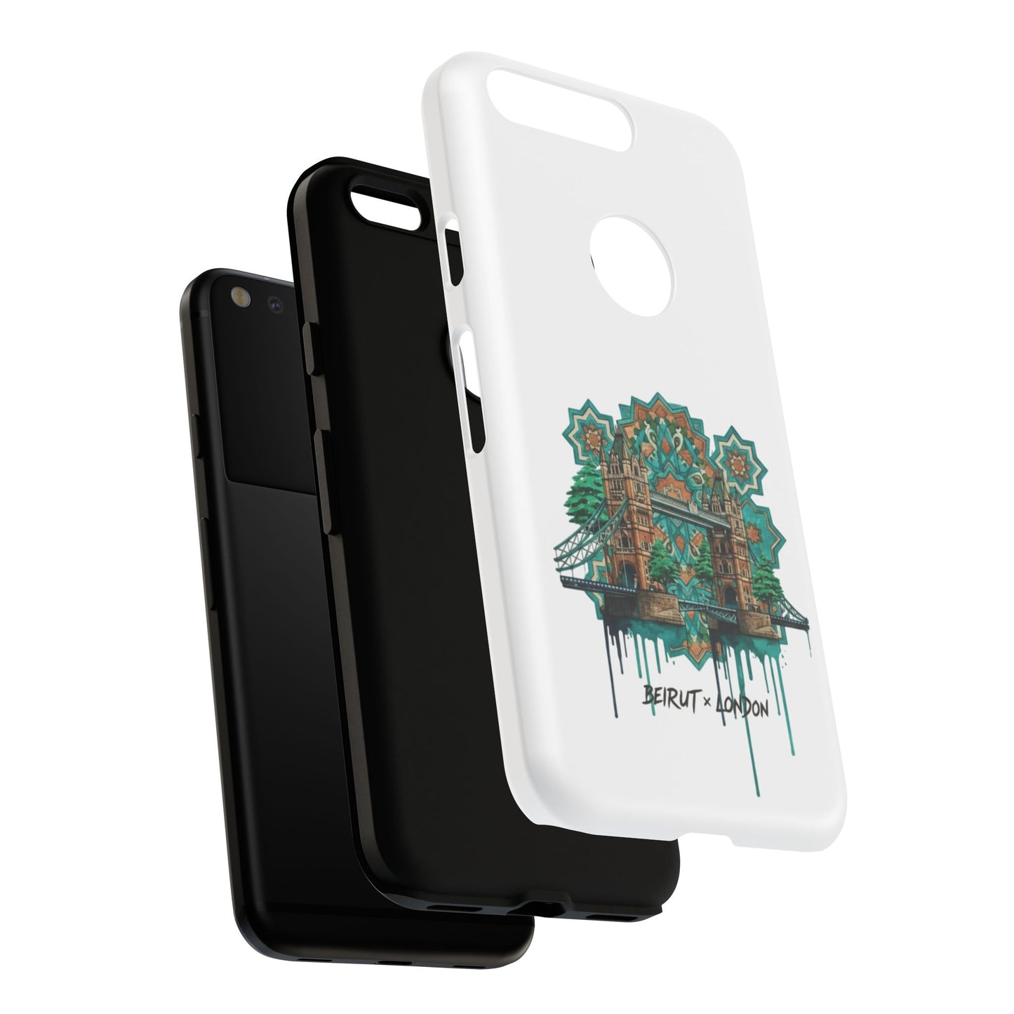 Beirut x London Ornate Phone Case — Turquoise Mosaic Gateway Design