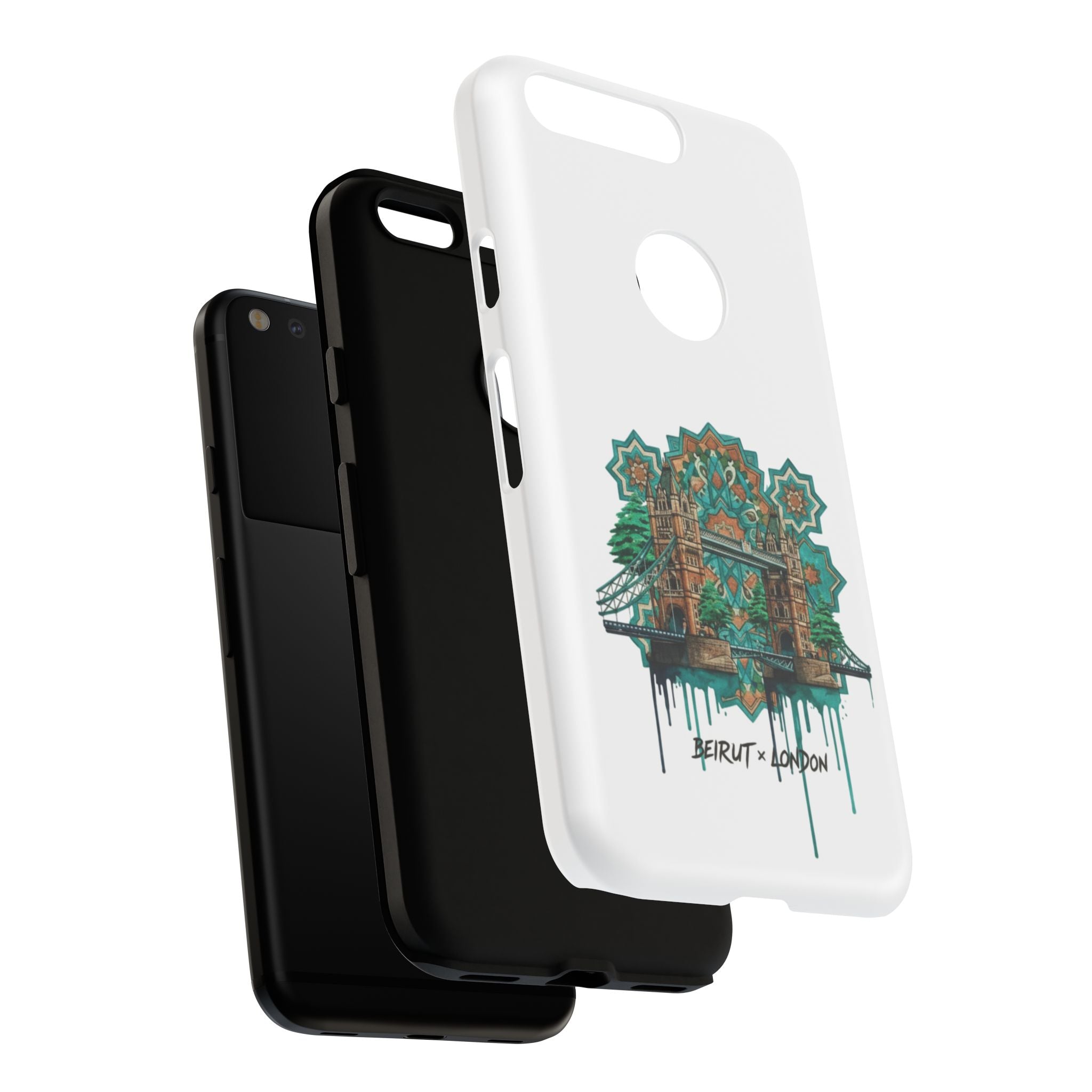Beirut x London Ornate Phone Case — Turquoise Mosaic Gateway Design